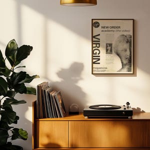 New Order · rare original music poster advert · Collector&#39;s Item · 1989