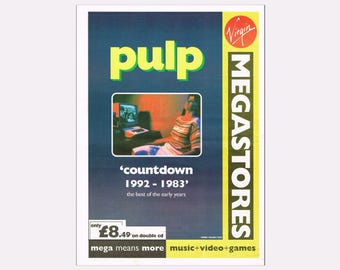 Pulp – Different Class Cassette Tape | Britpop 1995 | Vintage