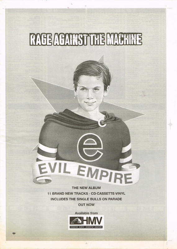 Rage Against the Machine - Evil Empire - Rare Authentic Music