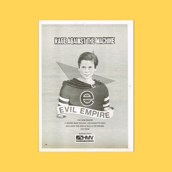 Rage Against the Machine - Evil Empire - Rare Authentic Music
