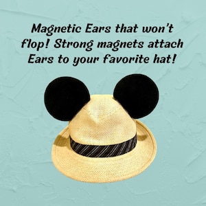 Magnetic Mickey ears for hat removeable Mickey ears for baseball cap magnetic Mickey ears that can attach to any hat with Mickey ears men