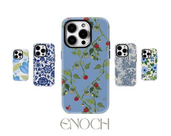 Blue Rose MagSafe Case – Tough Protective Cover for iPhone & Samsung