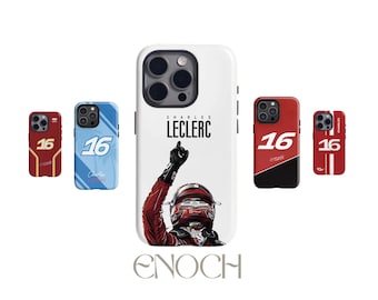 Red Charles Leclerc Fan MagSafe f1 Phone Case – Tough Protective Cover for iPhone & Samsung