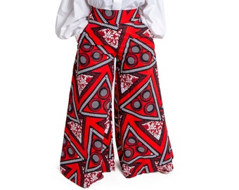 African print trousers