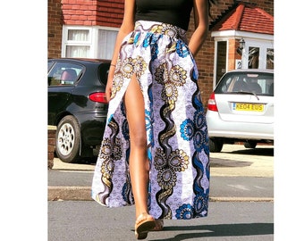 African Print Maxi Skirt