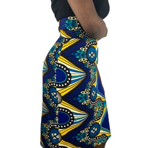 African Print Pencil Skirt image 5