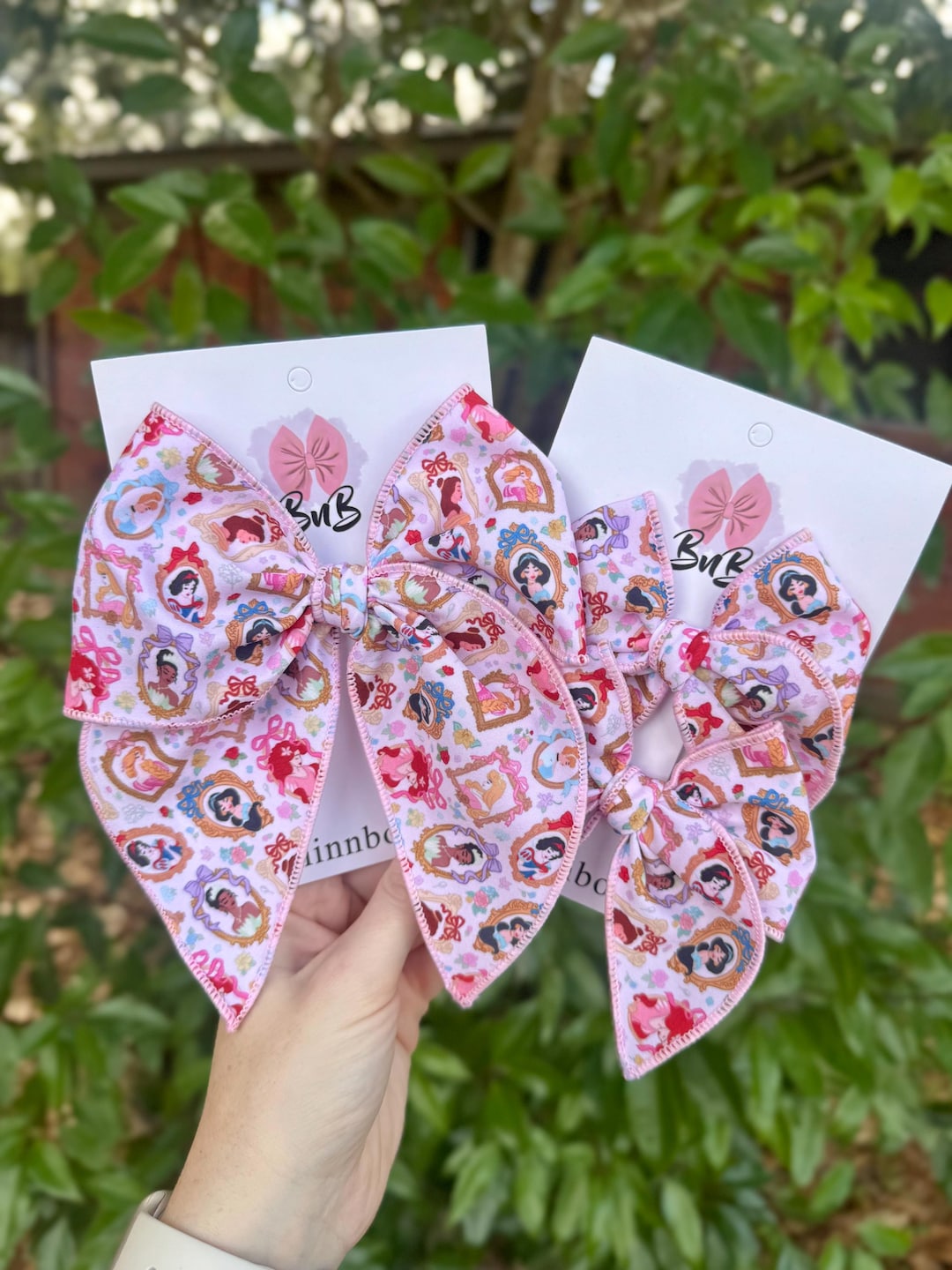 Princess Frames Bow | Magical Handmade Bows - Etsy