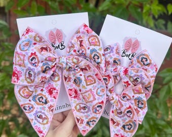 Princess frames bow | magical handmade bows