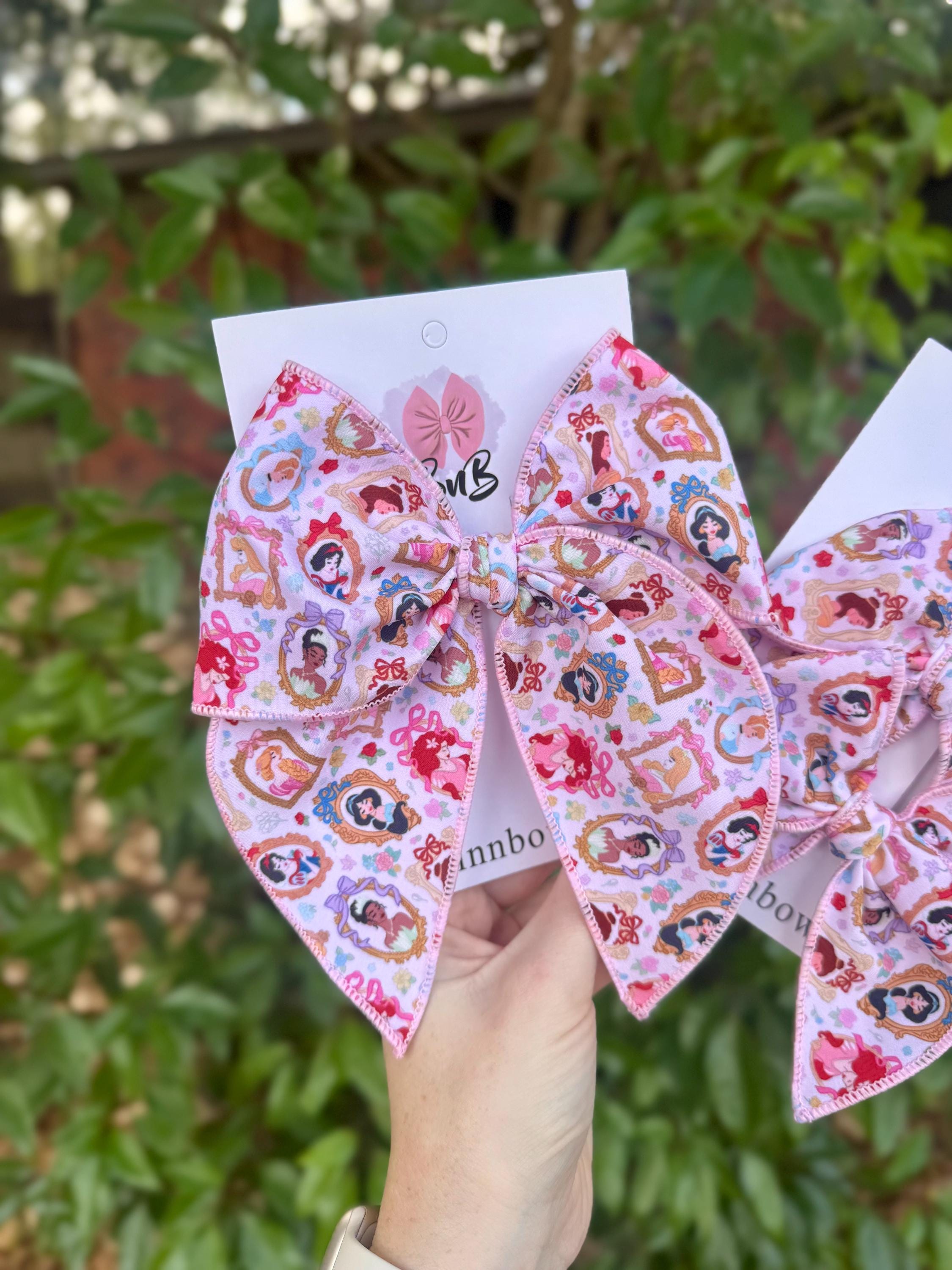 Princess Frames Bow | Magical Handmade Bows - Etsy