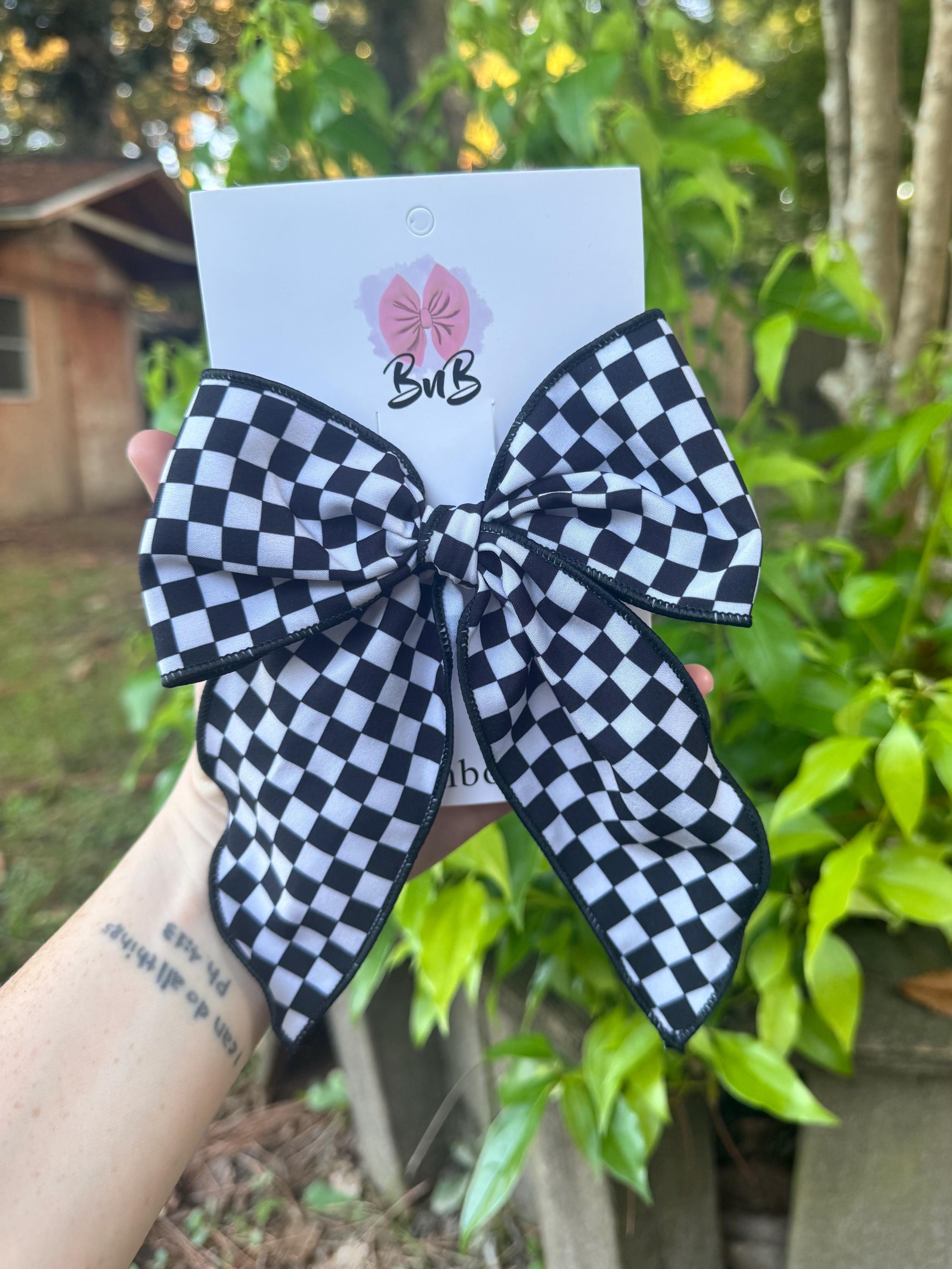 チェック柄のヘアアクセサリー - Etsy 日本