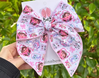 Gabby bow | cats sailor bows