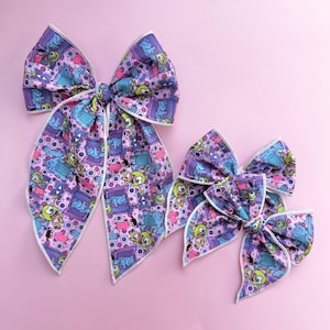 Monsters Bow | sailor bows | Boo bow | magical