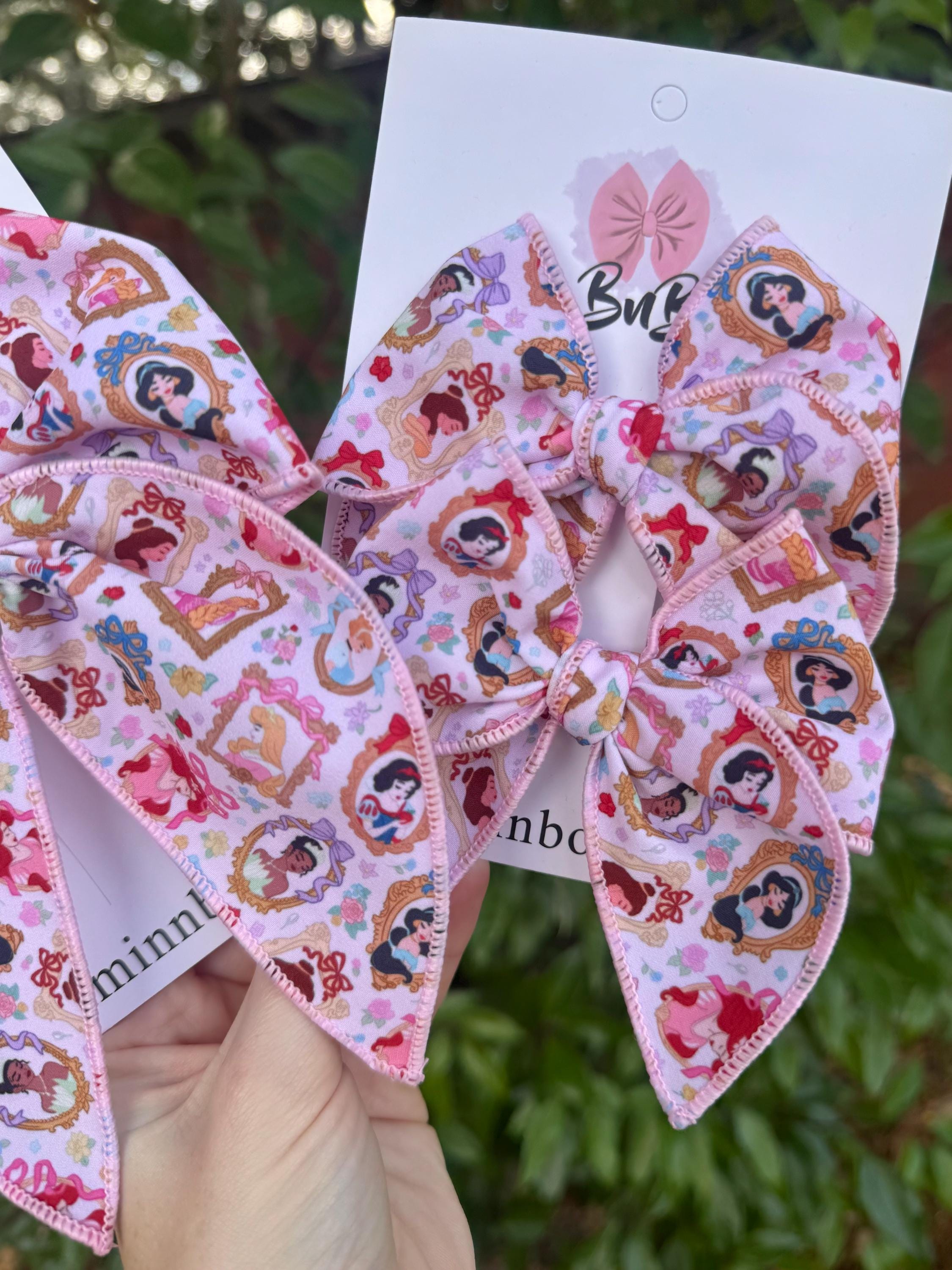 Princess Frames Bow | Magical Handmade Bows - Etsy