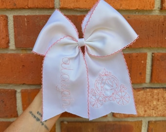 CUSTOM Park bow | embroidered ribbon princess bow