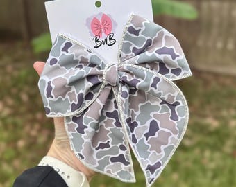 Camo bow | duck sailor bows