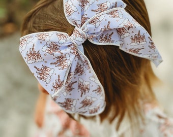 Purple Castles Bow | Princess Sailor bow | magical