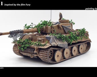 ProBuilt M4A3E8 シャーマン戦車モデル 1:35 - WW2フューリースタイル