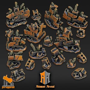Basing Bits Wartorn City Ruins