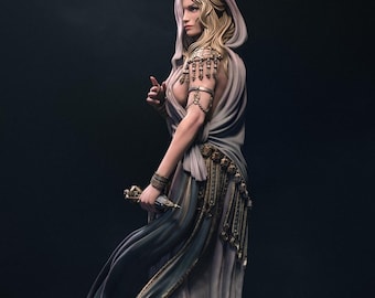 Klotho the Moirai 32mm/75mm/100mm/140mm D&D/Pathfinder By Nerikson Models