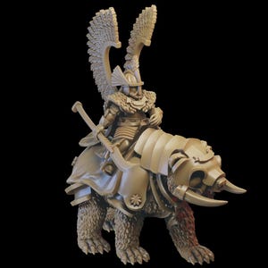 Duke of Slavia on Bearback 28mm - Illhadiel