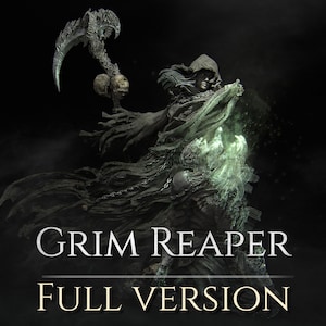 Grim Reaper 32mm/75mm/100mm/130mm D&D/Pathfinder By Nerikson Models