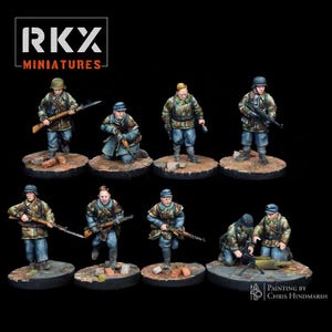 9人LWFDモノポーズ隊RKXミニチュア
