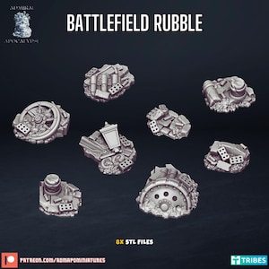 Urban Rubble Cluster Basing Bits