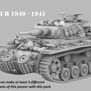 Panzer III H 1940-41 Europe and DAK
