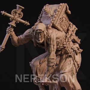 Undead Keeper 32mm/75mm/100mm/140mm D&D/Pathfinder By Nerikson Models