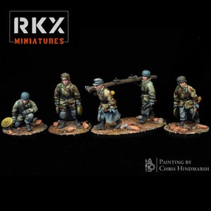 Fallschirmjager 5 Man Engineer Team RKX Miniatures
