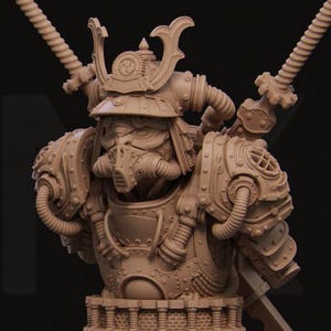 Naojiri With Helmet Bust D&D/Pathfinder By Nerikson Models