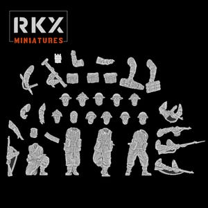 10人用イギリス/カナダマルチパートセット RKXミニチュア