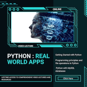 Hands-On Python Course: Video + Ebook Library
