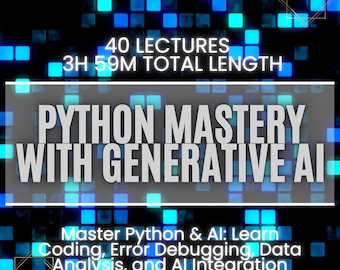 Python AI Chatbot Course: Learn Coding & Data Analysis (2025 Updated Ai)