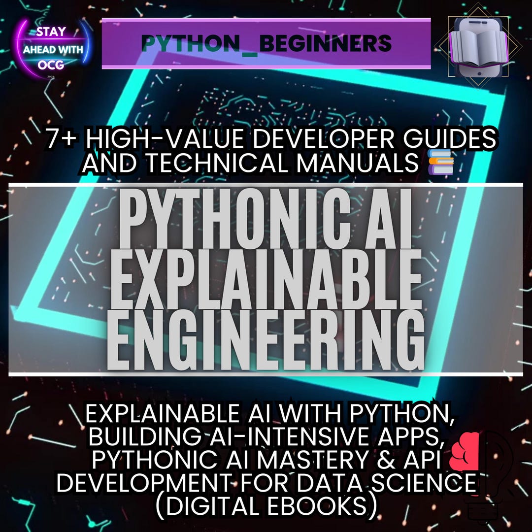 Pythonic AI & Explainable Engineering - Digital Books - Etsy