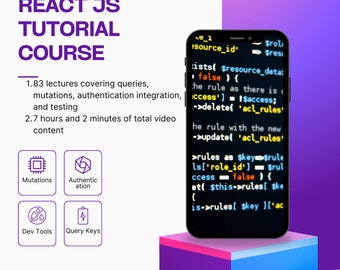 React Query Tutorial Course: Server State Management, Authentication, Testing