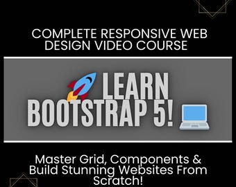 Bootstrap 5 Video Course: Responsive Web Design for Beginners