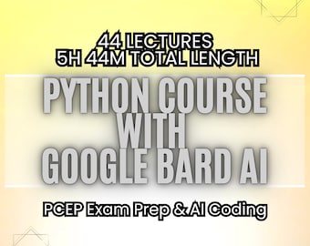 Python PCEP Prep Course: AI-Assisted Video + Ebook Library