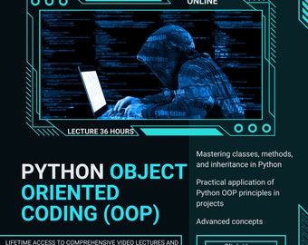 Python OOP Course Bundle: Advanced Video (36+ Hrs) + MASSIVE Ebook Library | Classes, Inheritance, Metaprogramming