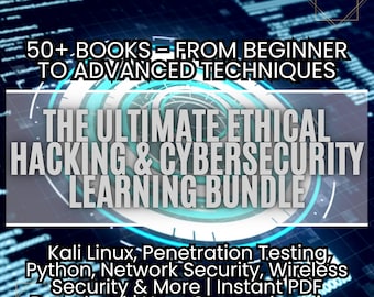 Ethical Hacking Ebook Bundle: Cybersecurity, Kali Linux, Python (PDF)