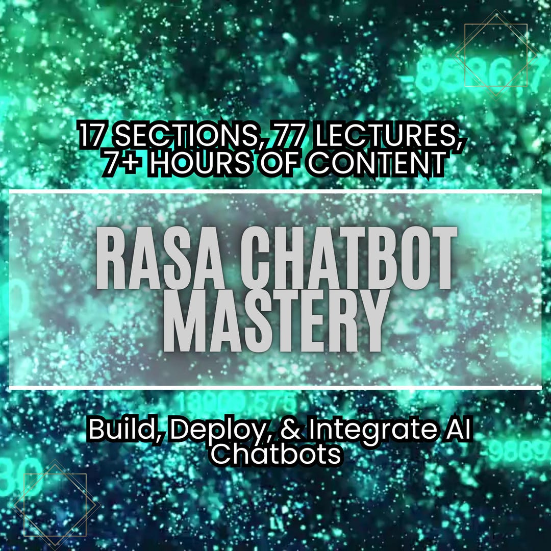 Complete Chatbot Course: Build & Deploy Advanced AI Chatbots With Rasa ...