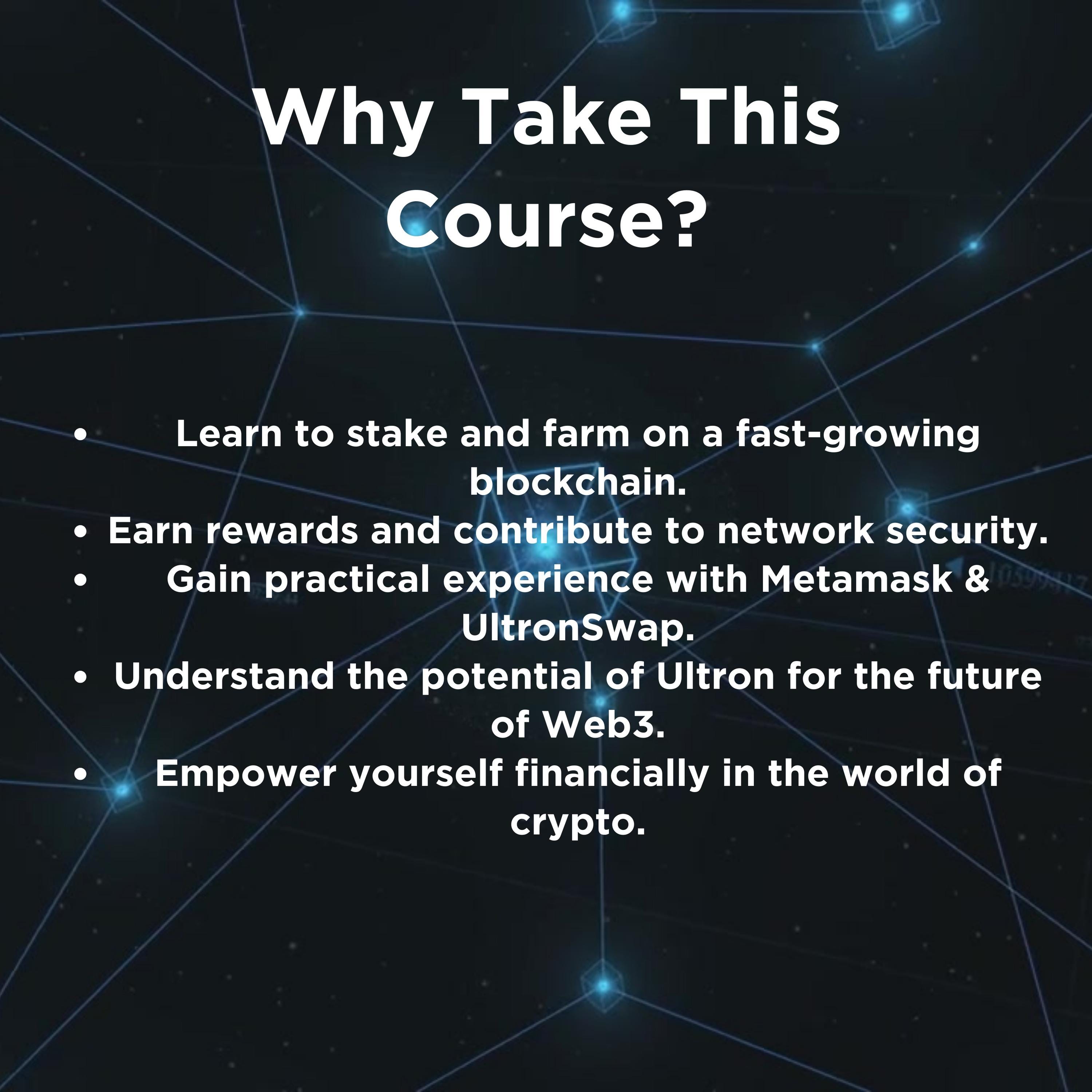 Ultron Blockchain Course: Staking & Farming for Passive Crypto Income - Etsy