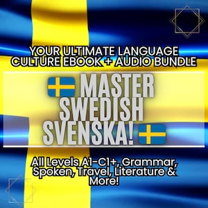 Learn Swedish: Ebook & Audio Language and Culture Bundle (PDF/MP3)