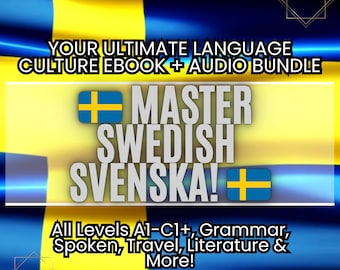 Learn Swedish: Ebook & Audio Language and Culture Bundle (PDF/MP3)