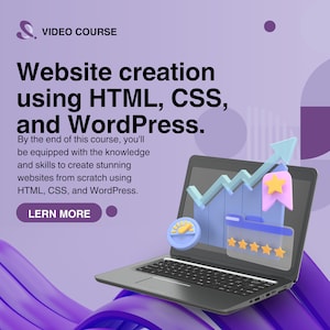 Web Design Course for Beginners to Intermediate: HTML, CSS, WordPress Mastery  - Secrets of Website Creation from Basics to Advanced Levels