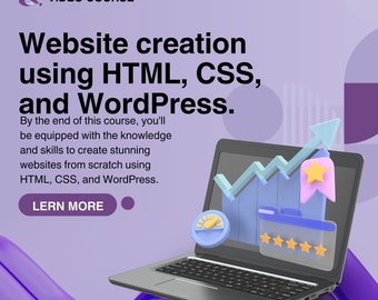 Web Design Course: HTML, CSS, WordPress Website Creation