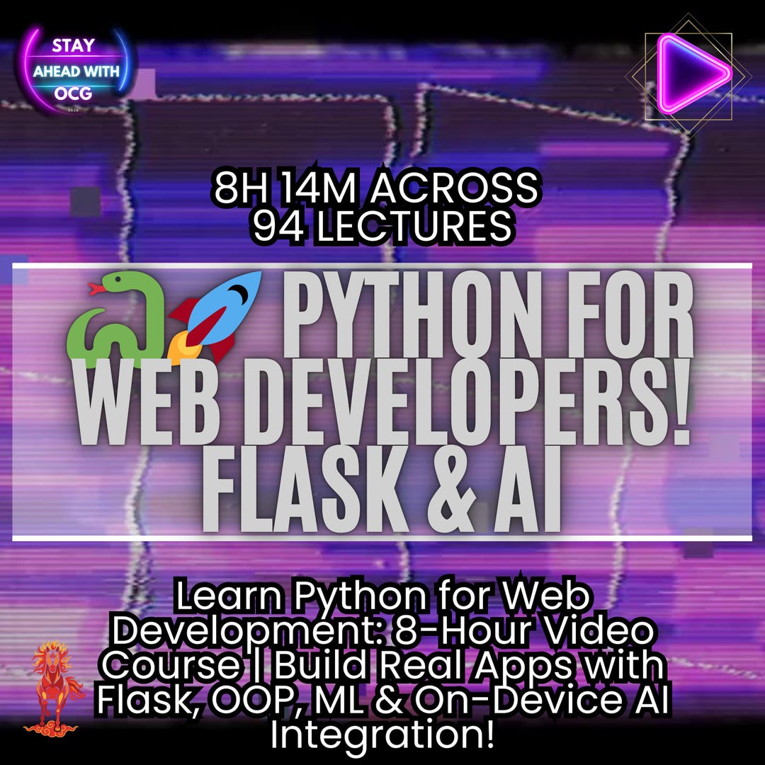 Python for Web Devs: Master Flask, AI & Build an E-commerce App - Etsy