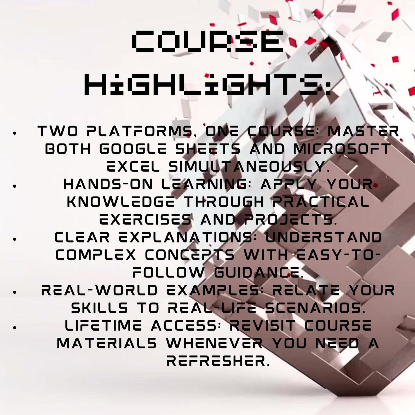 Google Sheets & Excel Course | Beginner to Advanced | Data Entry ...