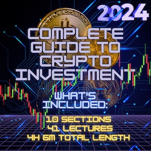 Cryptocurrency Course: Investing & Risk Management Video + Crypto Ebooks | Blockchain, DeFi, NFTs, Trading