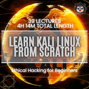 Master Kali Linux: Ethical Hacking for Beginners - From Installation to Advanced Cybersecurity Skills with Hands-On Exercises + Kali Ebooks